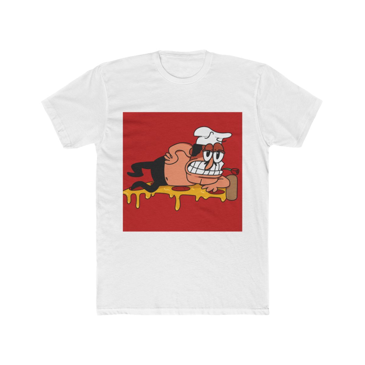 Pizza Tower Peppino spaghetti taunt print T Shirt - Official t-shirts merchandise