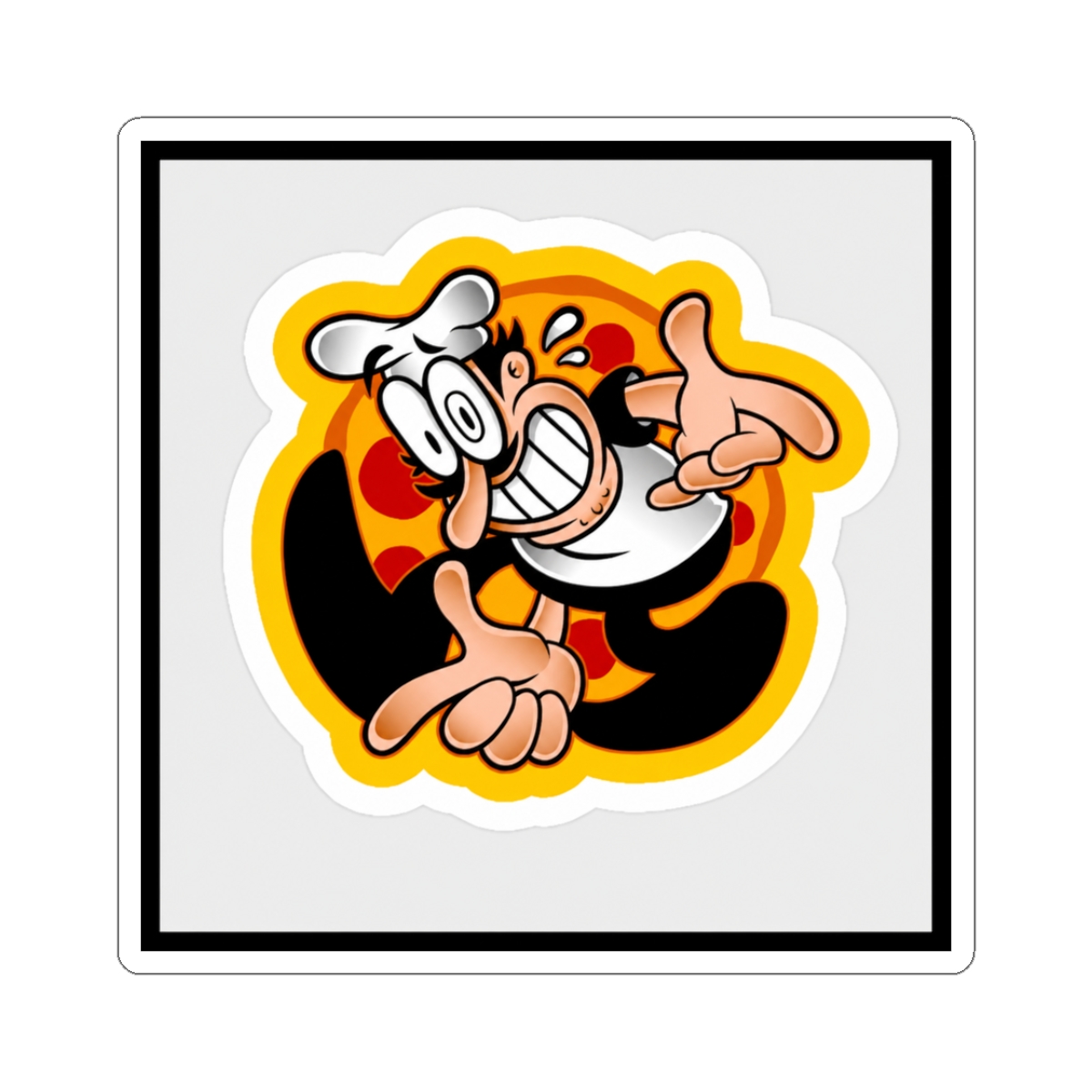 Peppino Adventure Sticker | Pizza Tower - Official stickers merchandise