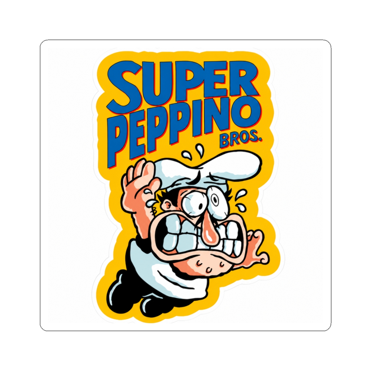 Super Peppino Sticker | Pizza Tower - Official stickers merchandise