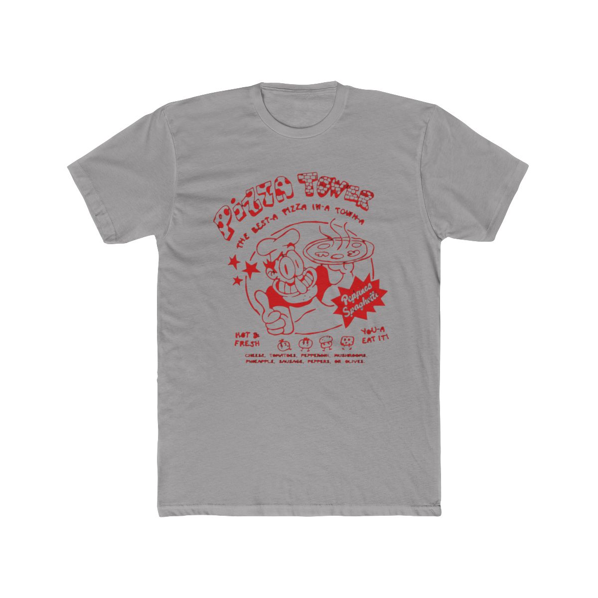 Pizza Tower T Shirt - Snowshirt - Official t-shirts merchandise