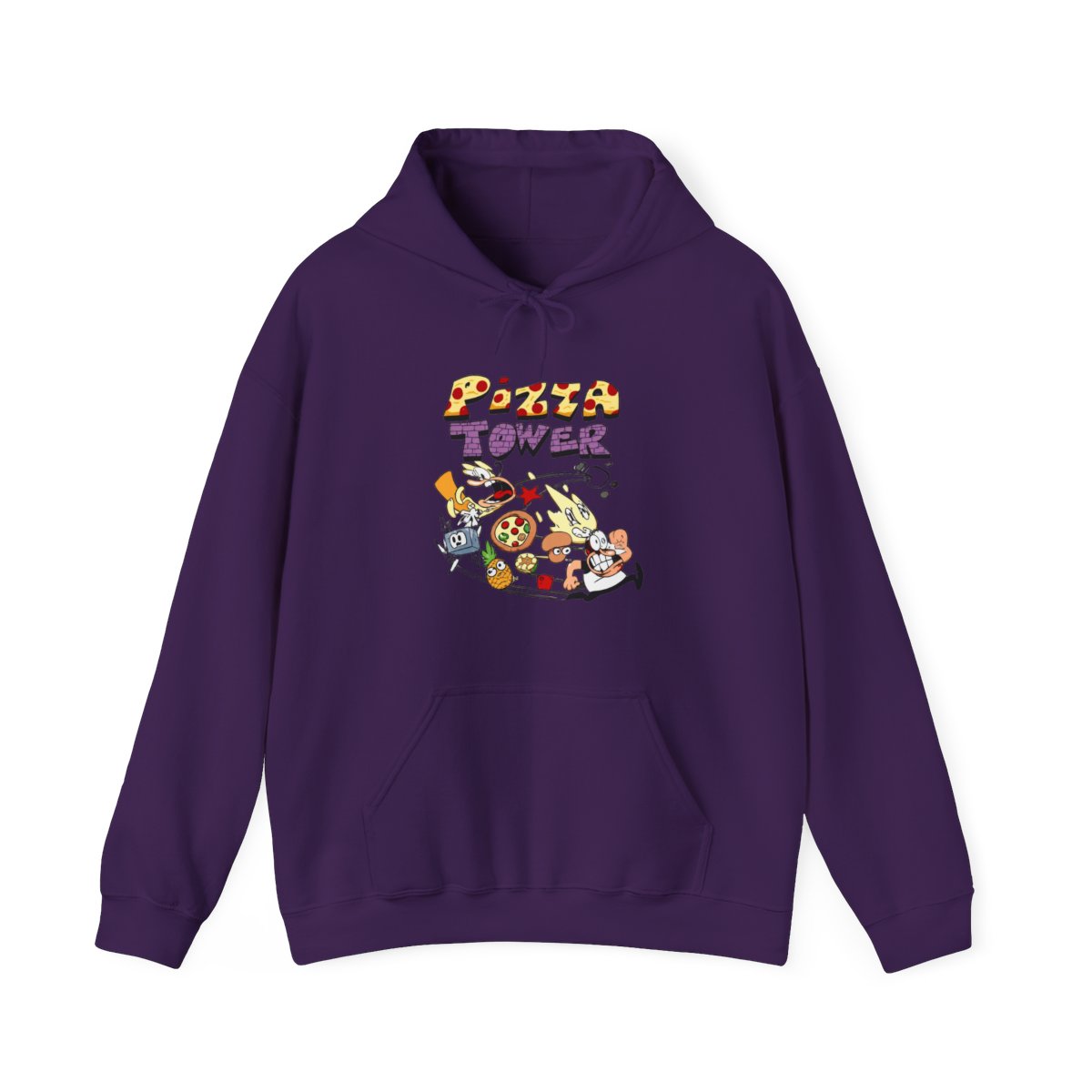 Pizza Tower Novo Logo Pulôver Hoodies Merch Homens Mulheres Moletons Harajuku Streetwear Roupas Engraçadas