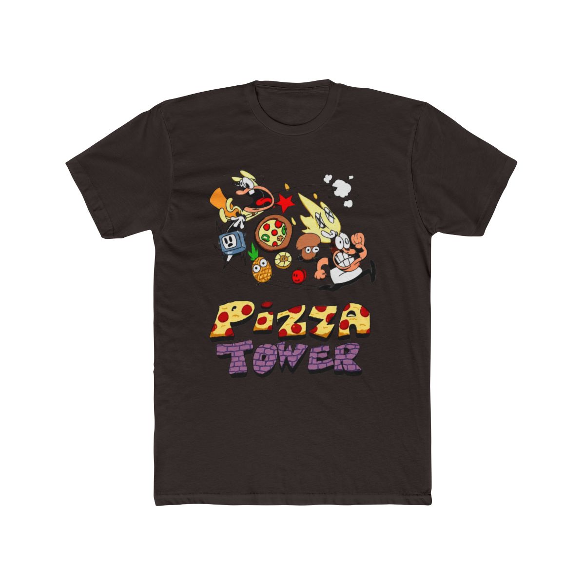 اشترِ Pizza Tower Peppino Trans Game Shirt Merch Men Women Pure Cotton Graphic Tee | Joom - alternate angle 2, merchandise