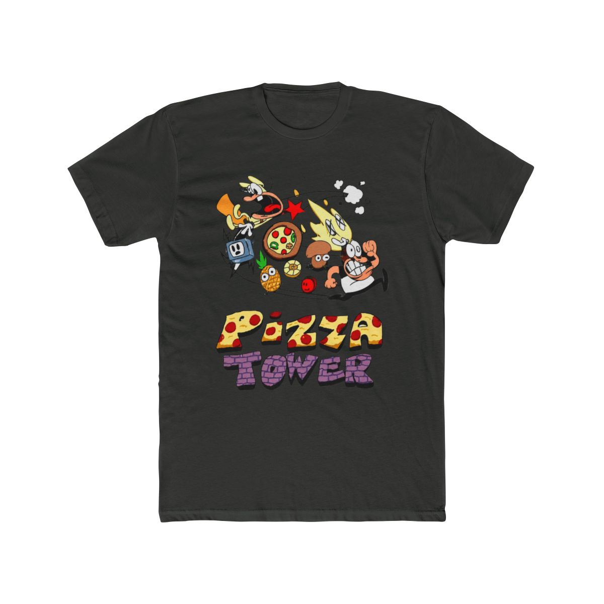 اشترِ Pizza Tower Peppino Trans Game Shirt Merch Men Women Pure Cotton Graphic Tee | Joom - alternate angle 5, merchandise