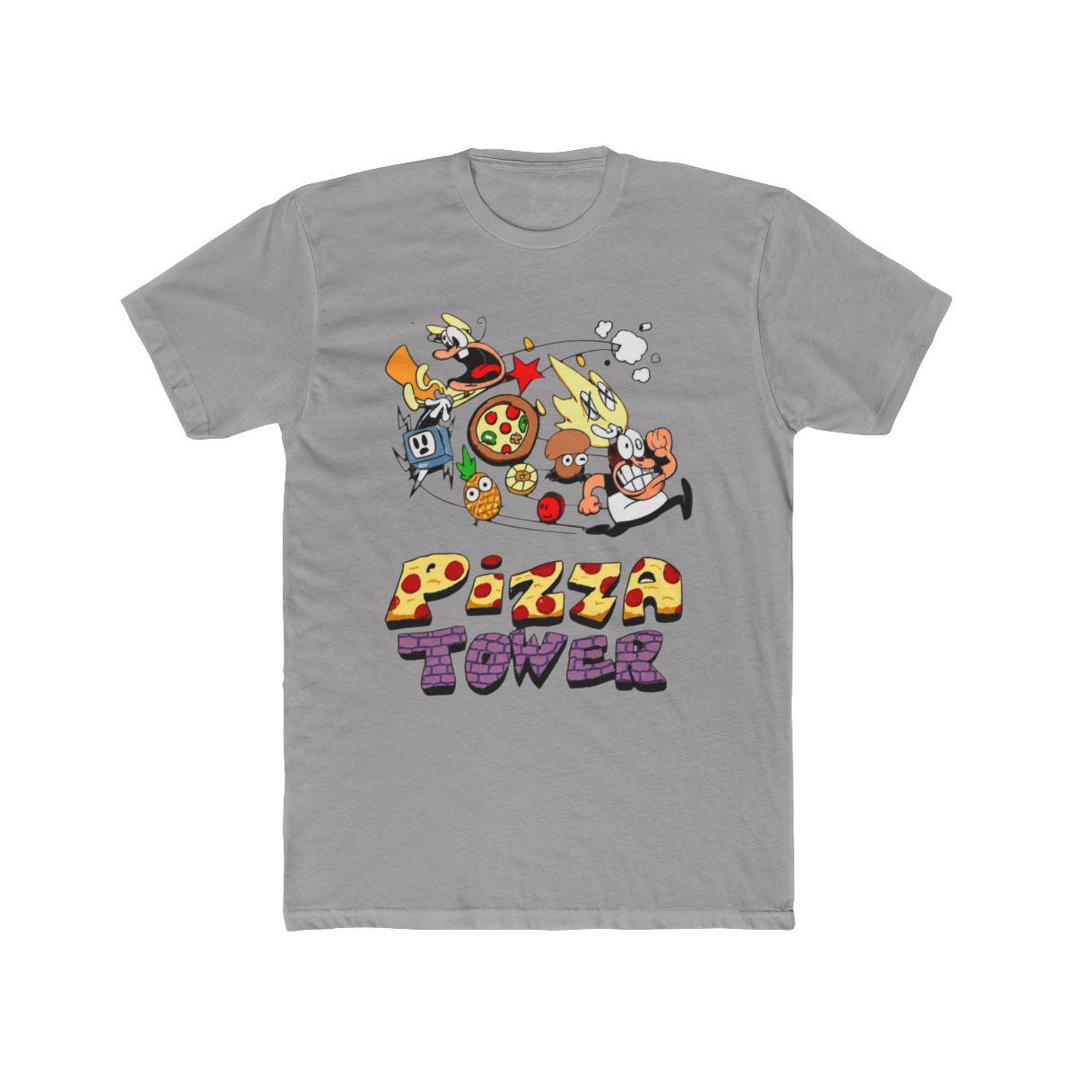 اشترِ Pizza Tower Peppino Trans Game Shirt Merch Men Women Pure Cotton Graphic Tee | Joom - Official t-shirts merchandise