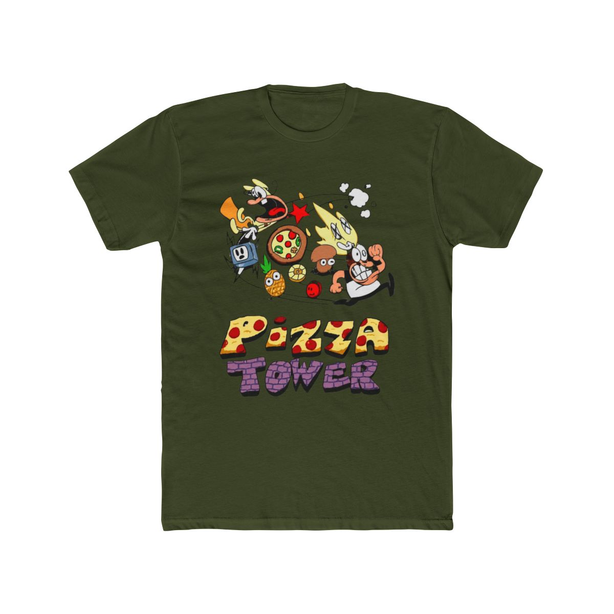 اشترِ Pizza Tower Peppino Trans Game Shirt Merch Men Women Pure Cotton Graphic Tee | Joom - alternate angle 4, merchandise
