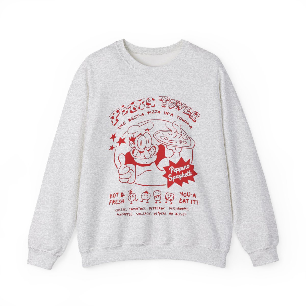 SERLA Autumn And Winter Pizza Tower Merch Hoodies 2D Printed Long-Sleeve Casual Hip Hop Hoodies(S-3XL)(1,3XL) - alternate angle 3, merchandise