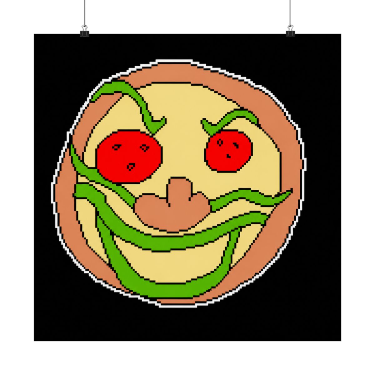Pizza Face Posters and Art | Pizza Tower - alternate angle 5, merchandise