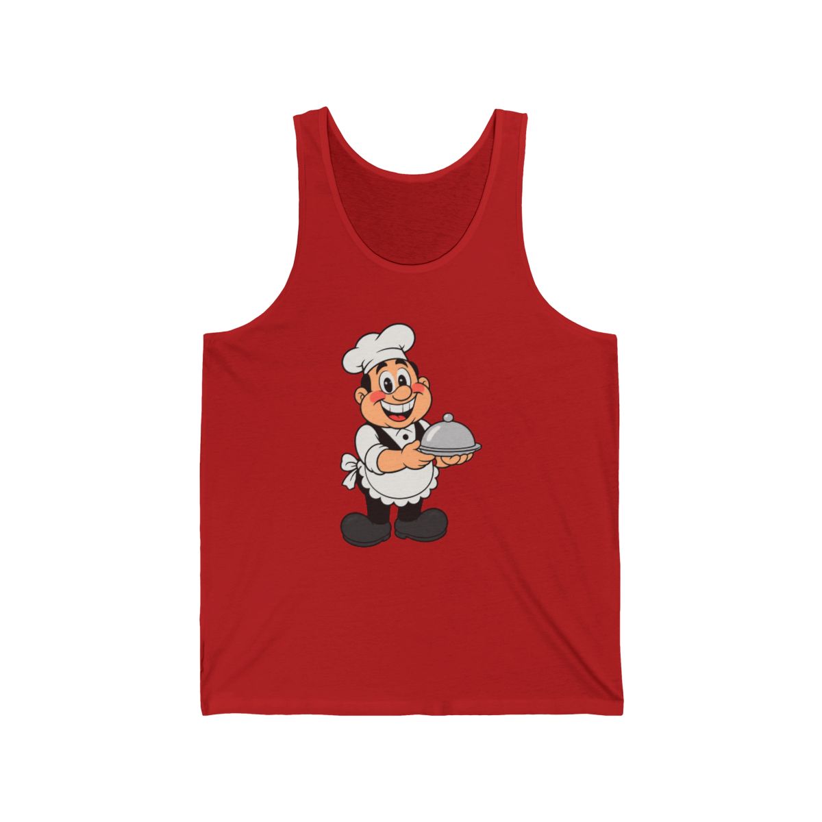 Peppino Spaghetti in 1930s rubberhose cuphead cartoon style Tank Top | Pizza Tower - alternate angle 3, merchandise
