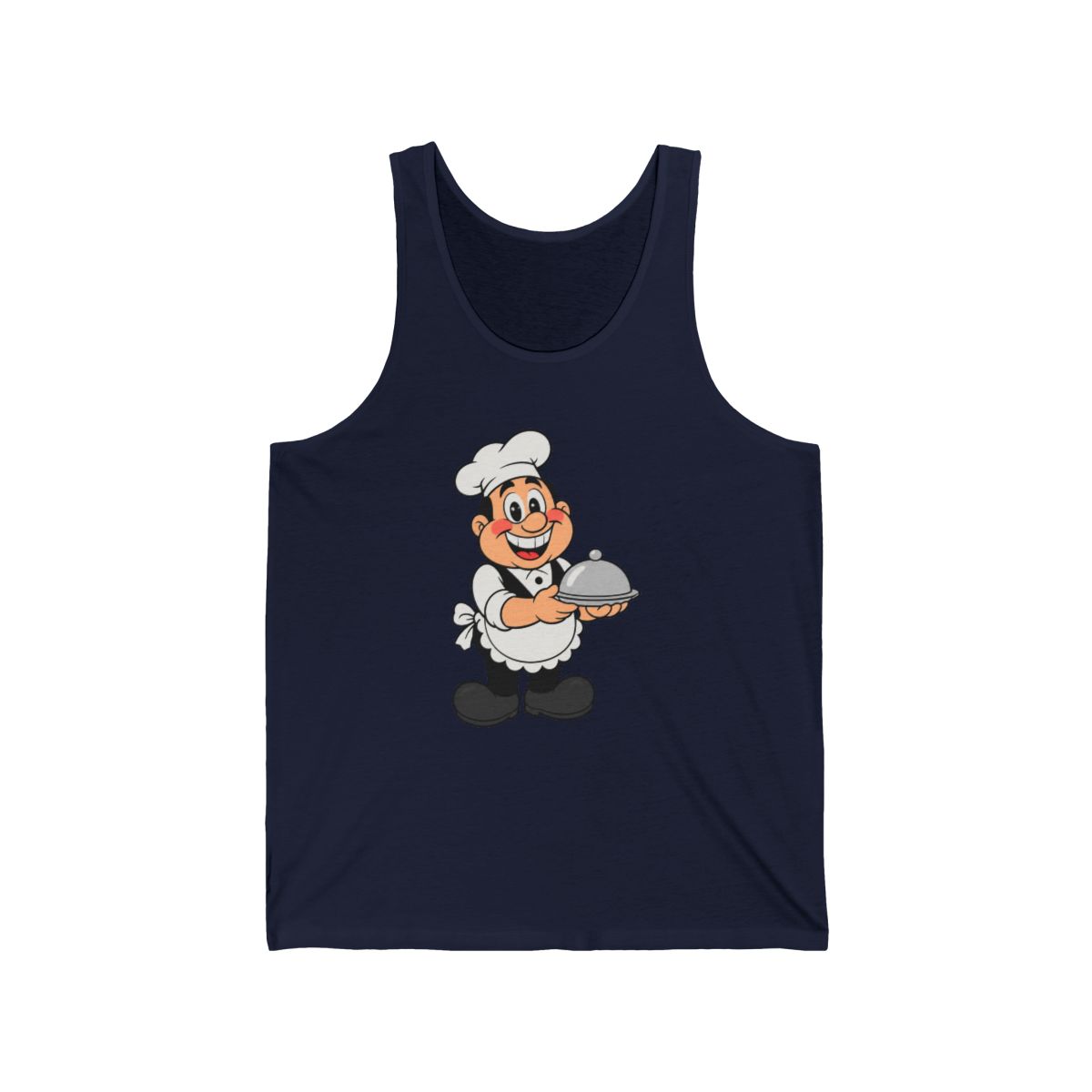 Peppino Spaghetti in 1930s rubberhose cuphead cartoon style Tank Top | Pizza Tower - alternate angle 2, merchandise