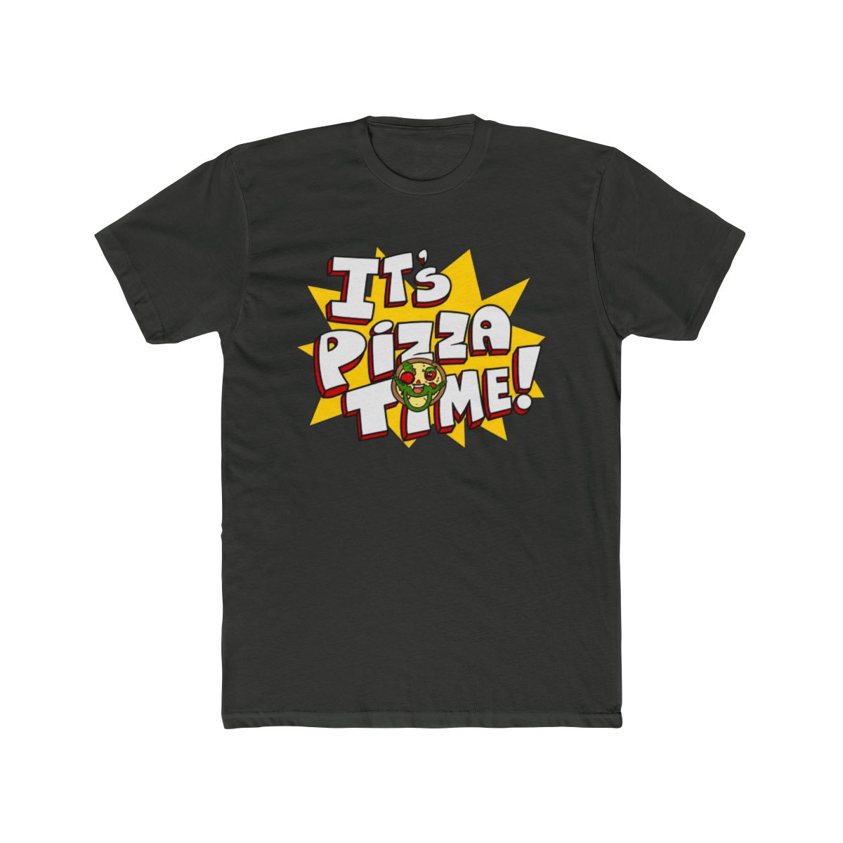Its Pizza Time Baseball T Shirt | Pizza Tower - alternate angle 5, merchandise