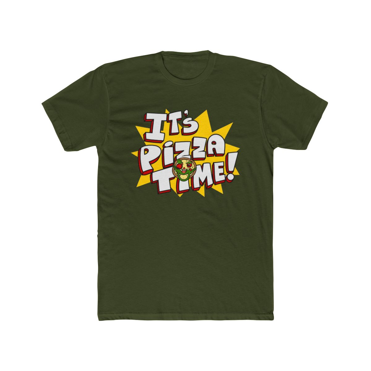 Its Pizza Time Baseball T Shirt | Pizza Tower - alternate angle 4, merchandise