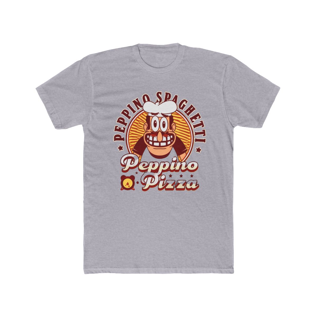 Peppino Pizza Emblem Baseball T Shirt | Pizza Tower