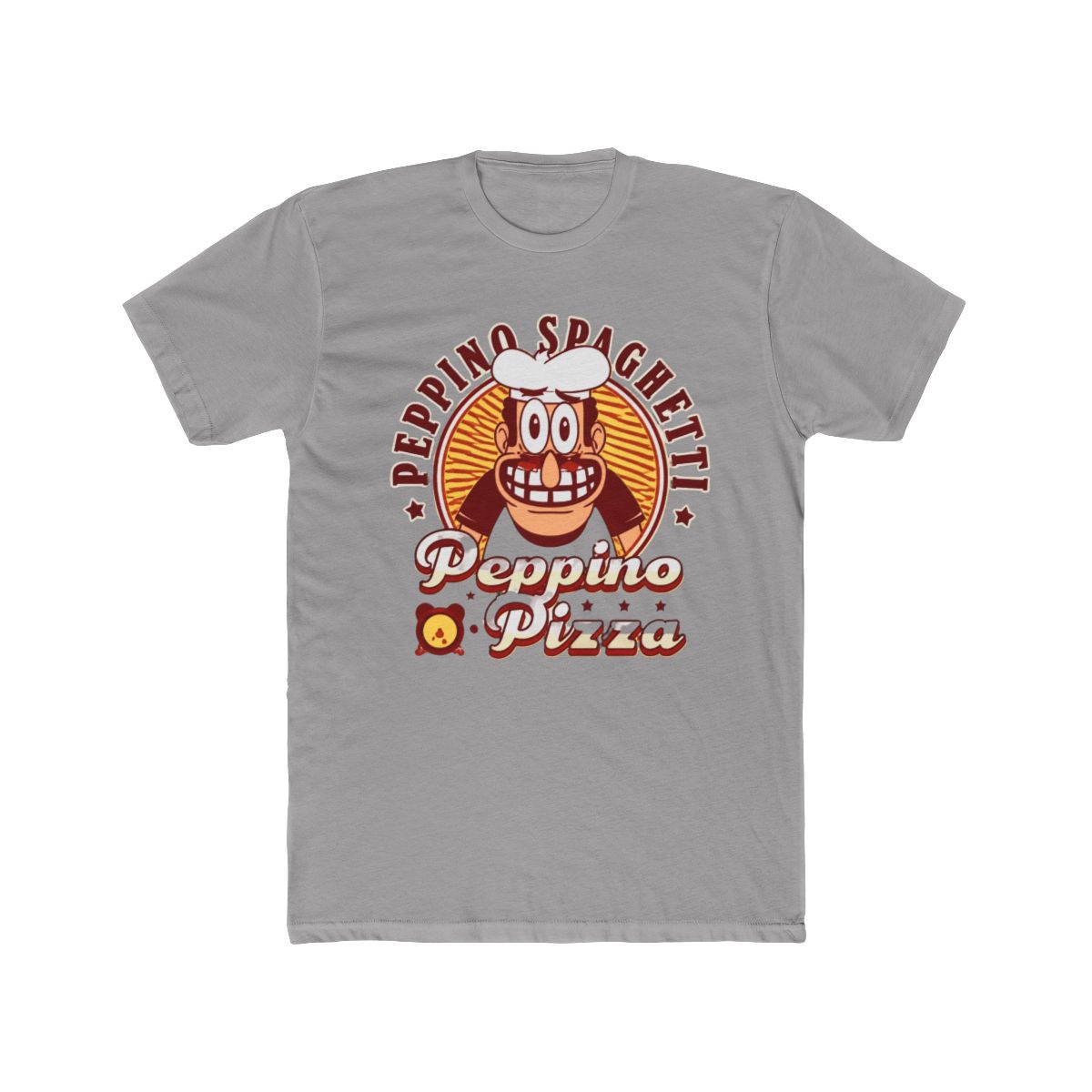 Peppino Pizza Emblem Baseball T Shirt | Pizza Tower - Official t-shirts merchandise