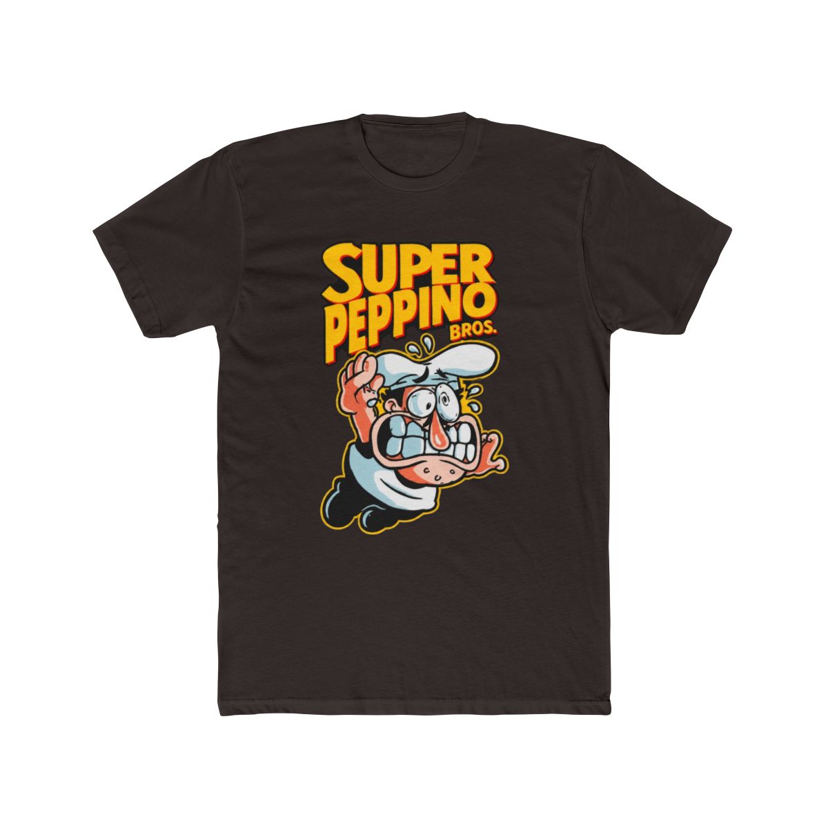 Super Peppino - Black Shirt Kids Long Sleeve T Shirt | Pizza Tower - alternate angle 2, merchandise